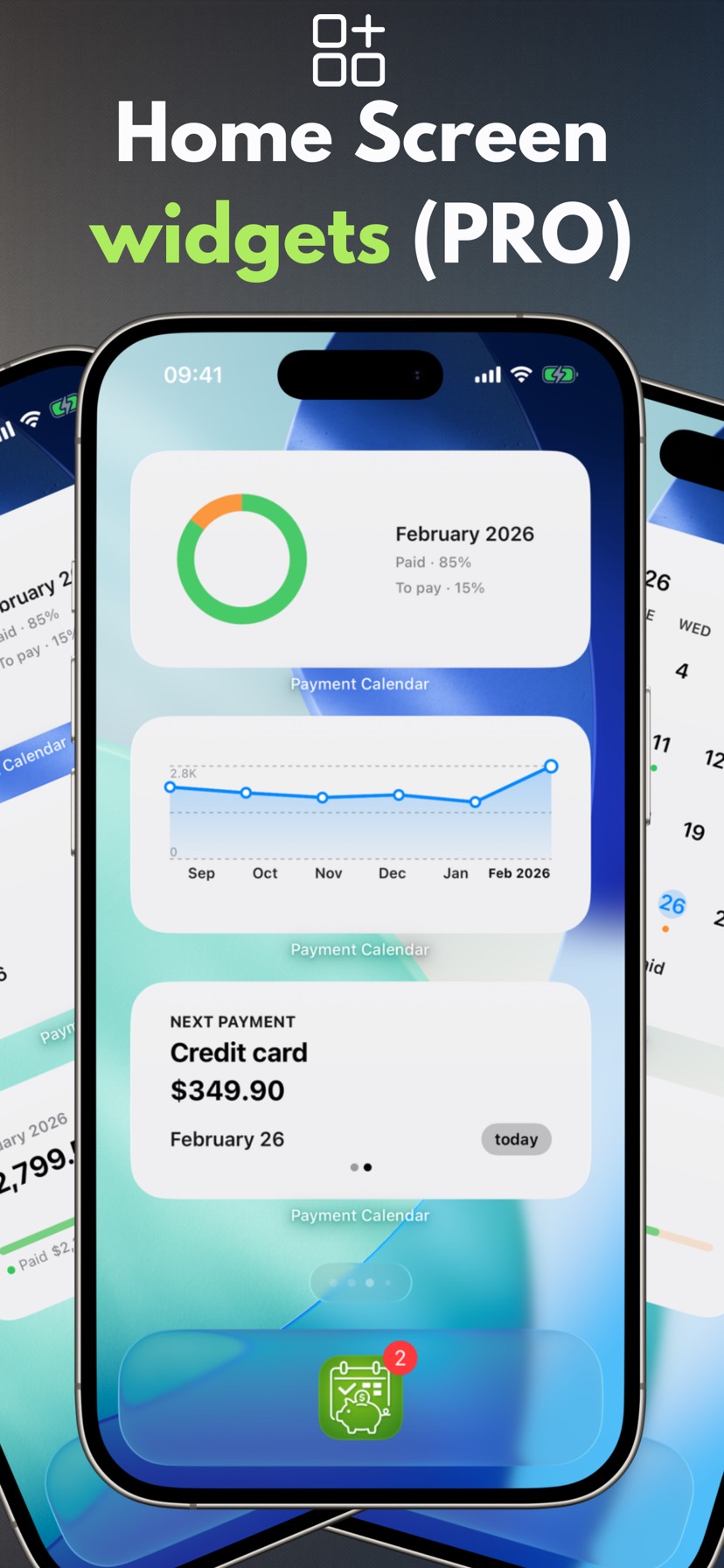Home Screen widgets (PRO) — iPhone