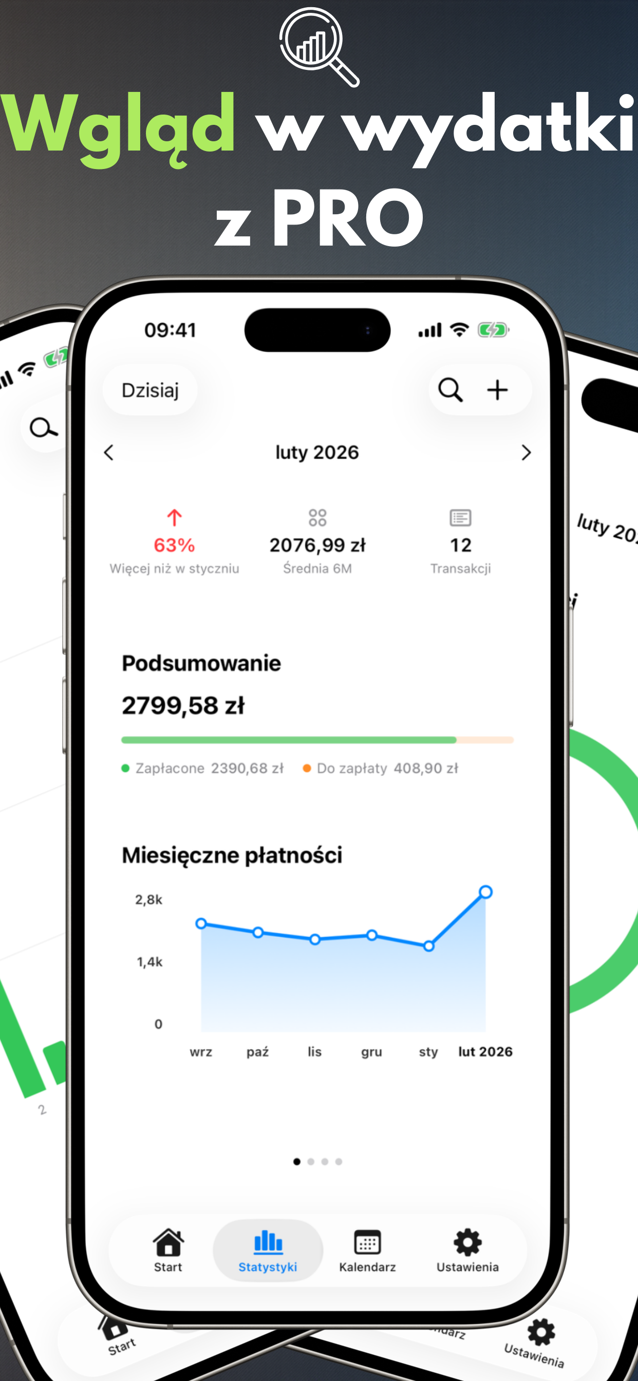 Wgląd w wydatki z PRO