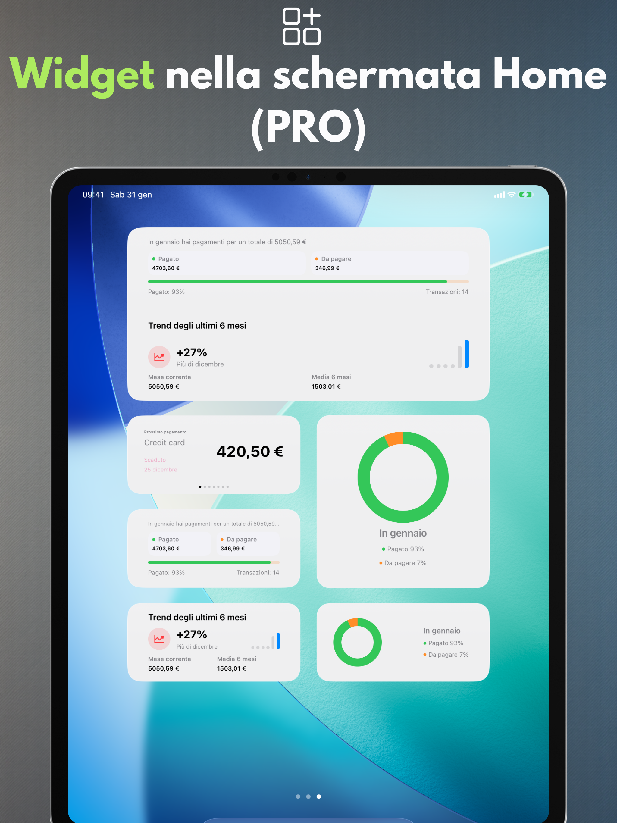 Home Screen widgets (PRO)