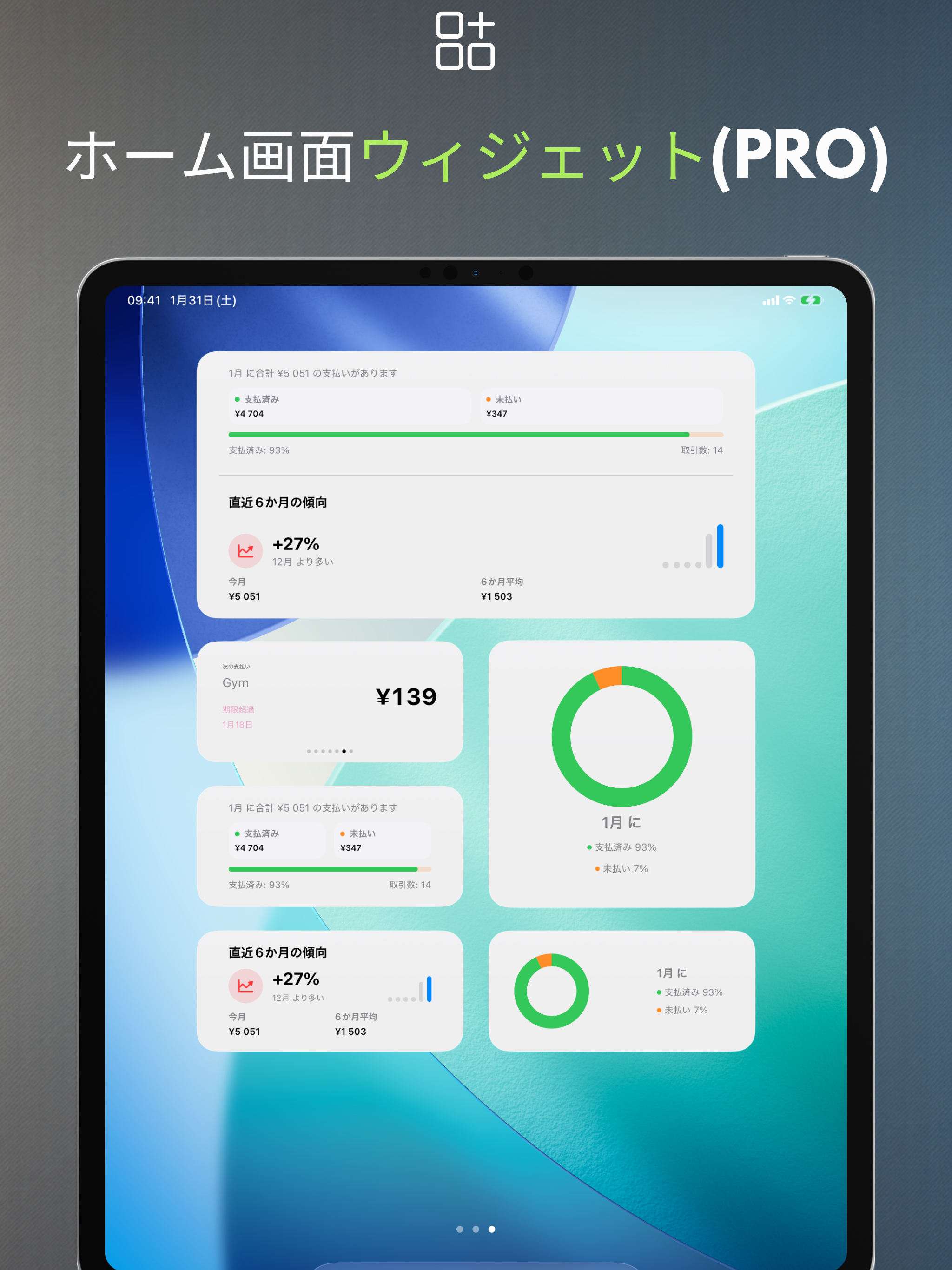 Home Screen widgets (PRO)