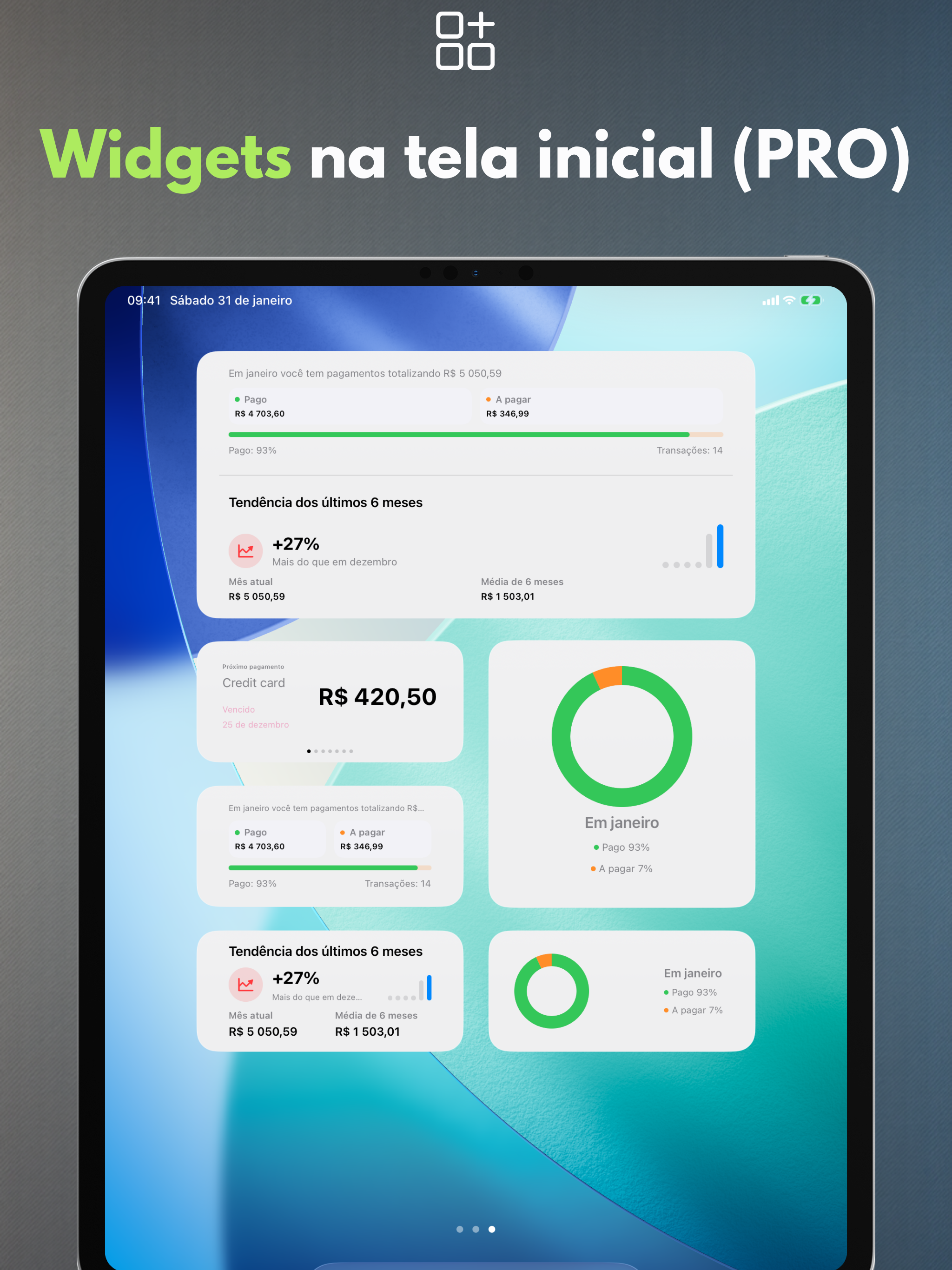 Home Screen widgets (PRO)